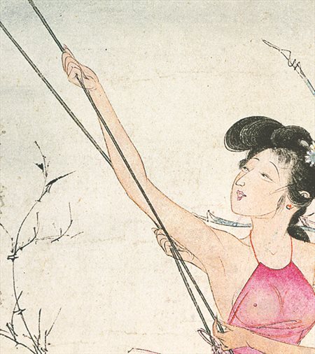 雁山-胡也佛的仕女画和最知名的金瓶梅秘戏图